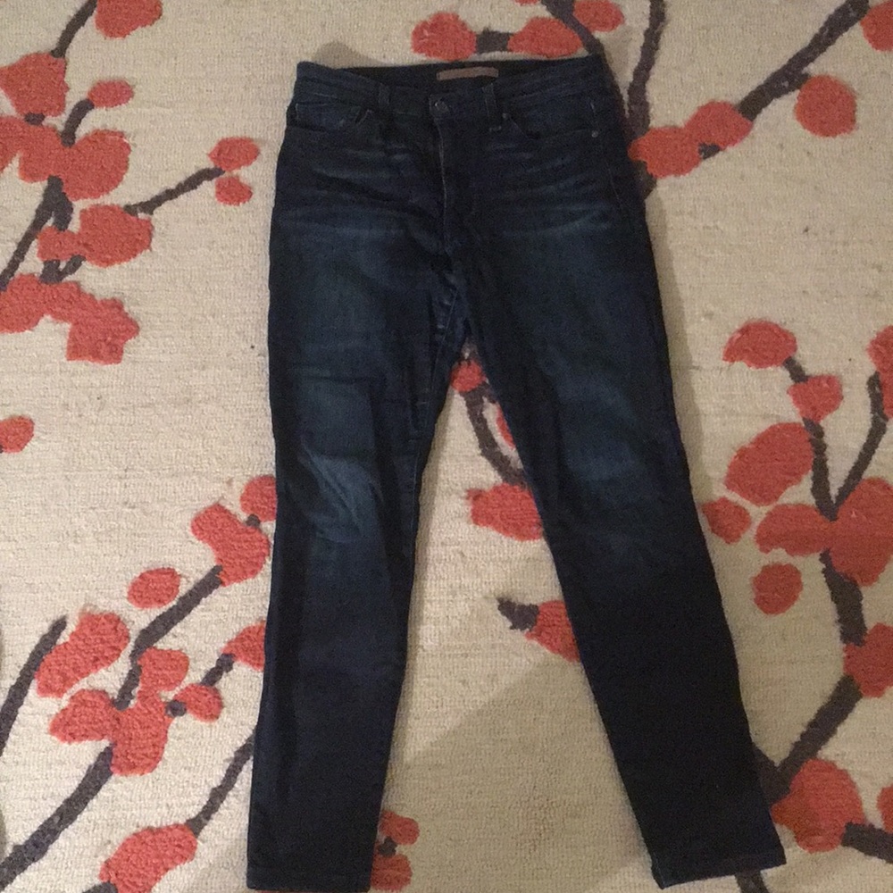Joe's Jeans High Rise Dark Wash Skinny Jeans